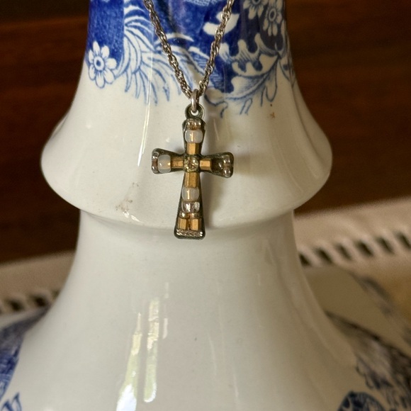 Vintage Ayala Bar Cross Necklace. Beautiful Necklace RARE. - Picture 15 of 16